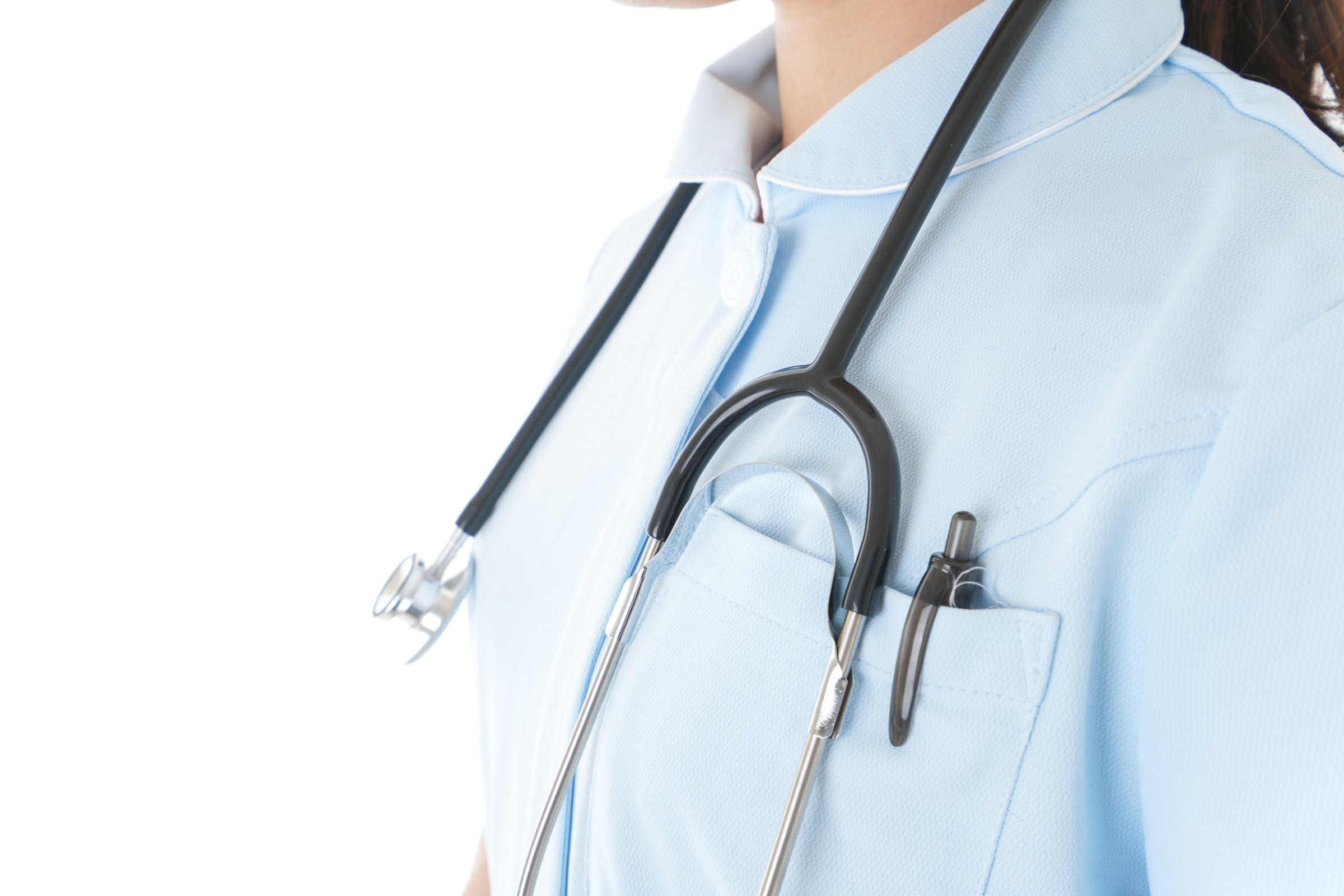Young nurse wearing a nurse's clothing