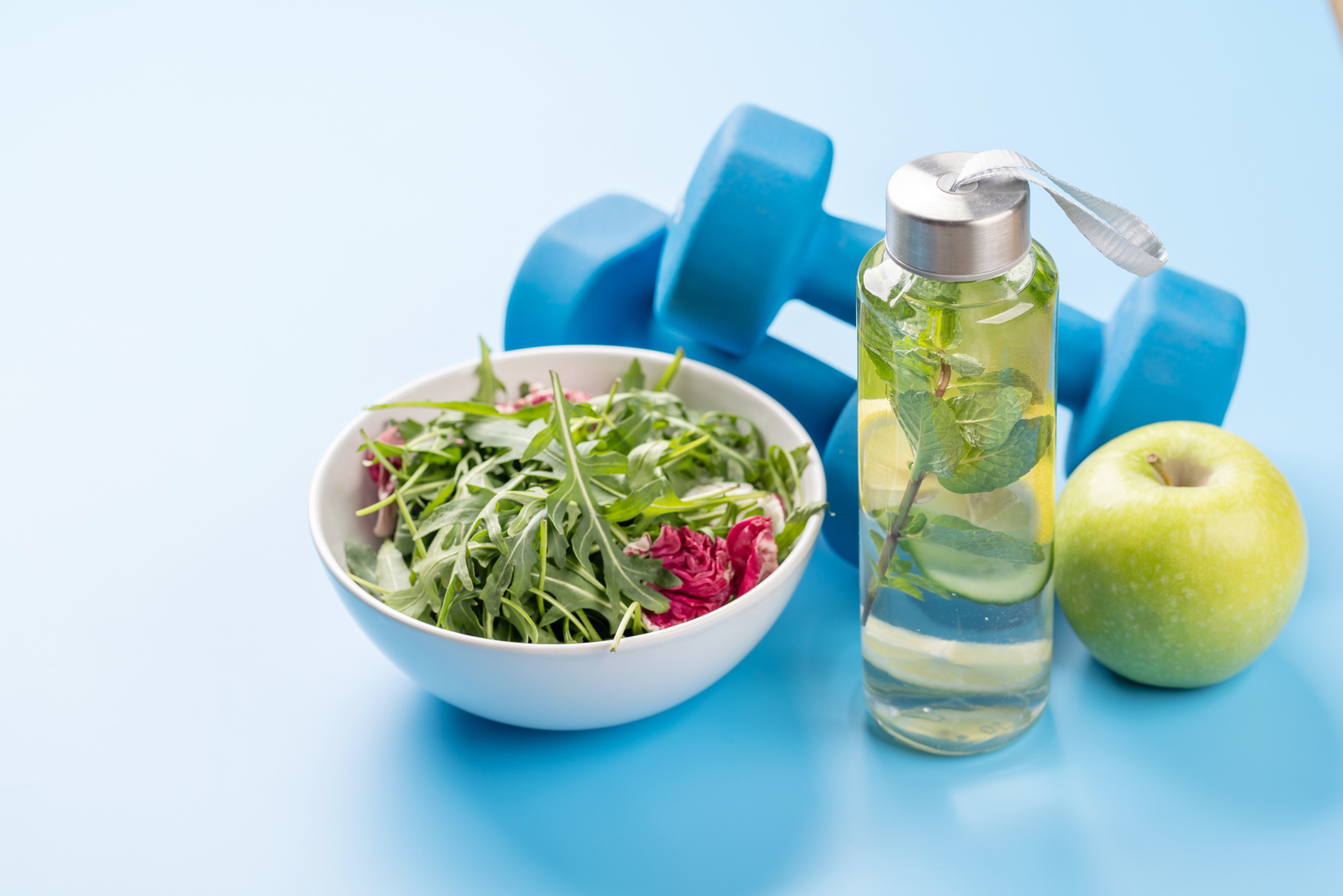 Healthy lifestyle, sport and diet concept